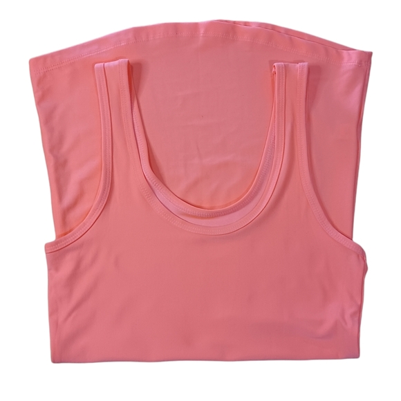 No Boundaries Scoop Tank Tops Sleeveles Peach Luster XS - Picture 6 of 10